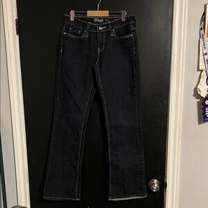 Angel Black Boot Cut Women's Jeans